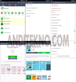 Download LINE MOD APK Versi 8.18.1 Terbaru 2019